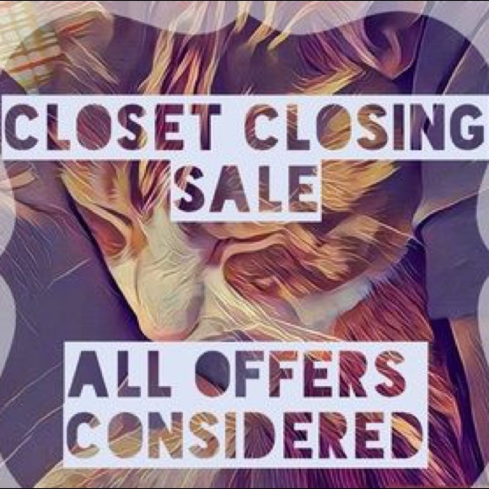 ➡️CLOSET CLOSING SALE! EVERYTHING MUST GO!